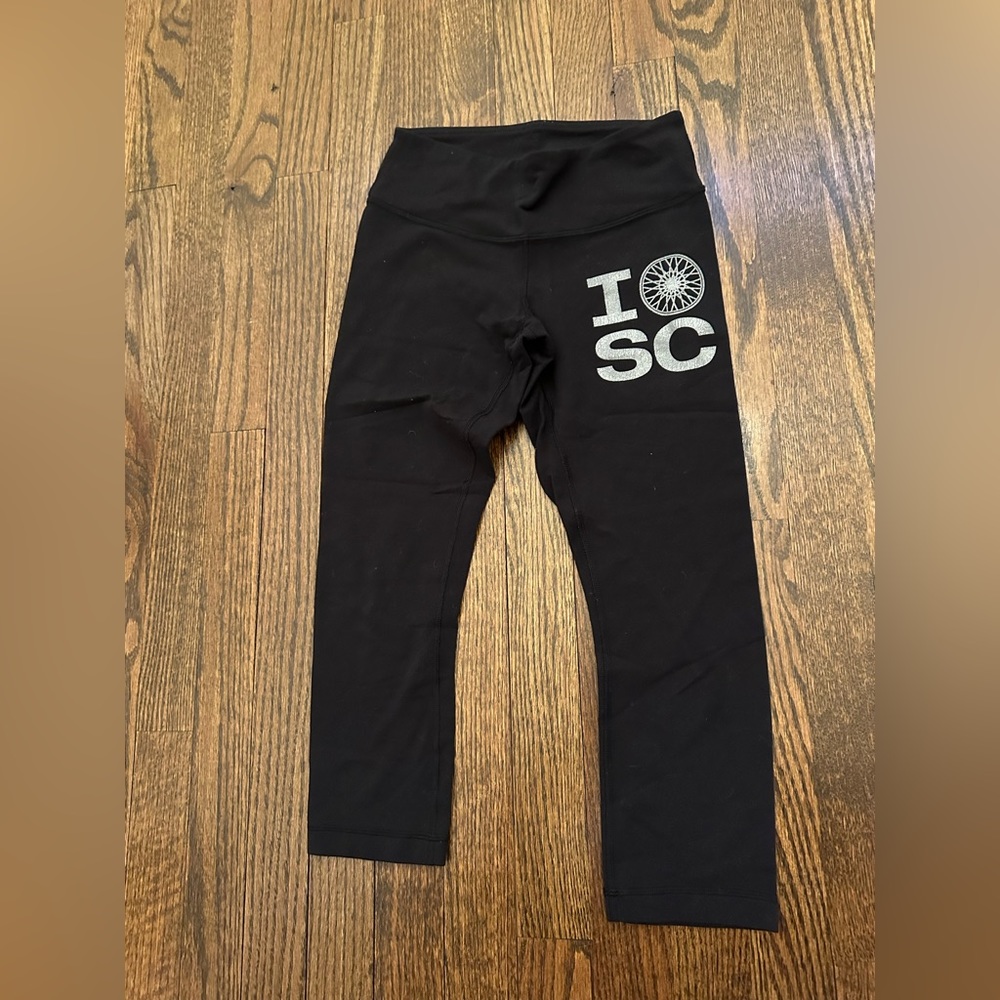 Lululemon X soulcycle black cropped leggings